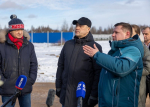 Михаил Ведерников проконтролировал ход строительства комплекса по обращению с отходами в Палкинском районе