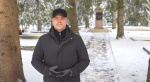 В чем особенность мемориала «Кривая верста», объяснил Михаил Ведерников. Здесь и далее: скриншоты из видео в Telegram-канале Михаила Ведерникова