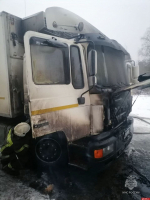Фура горела в деревне Гверздонь Псковского района