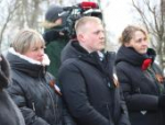 Актёр Фёдор Добронравов принял участие в памятном митинге в честь подвига Матвея Кузьмина в Великолукском районе