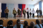 Фестиваль инсценированной военно-патриотической песни организовали в Красногородской школе