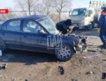 «Газель» Псковского хлебокомбината и Hyundai столкнулись у памятника Невскому