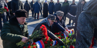 Начальник Псковского территориального Управления Росгварди принял участие в торжественном ритуале в честь Дня защитника Отечества - Росгвардия