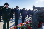 Начальник Псковского территориального Управления Росгварди принял участие в торжественном ритуале в честь Дня защитника Отечества