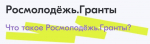 Ваша инициатива может стать реальностью благодаря конкурсу «Росмолодежь.Гранты 1 сезон»!