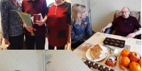 Наталья Мельникова вручила ветерану медаль в честь 80-летия Победы. Фото: Telegram-канал Натальи Мельниковой - InformPskov.Ru