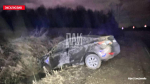 Двое детей пострадали после съезда автомобиля в кювет в Дедовичском районе