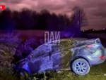 Двое детей пострадали после съезда автомобиля в кювет в Дедовичском районе