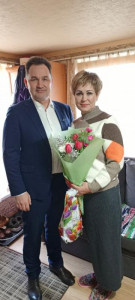 Иван Мешков встретился с материями погибших участников СВО