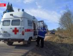 Водителя госпитализировали после того, как он вылетел через стекло автомобиля