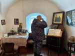 Акцию «Великопостное молитвенное стояние за воинов Росгвардии» провели в Печорах