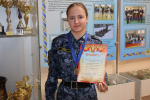 Курсант Патриция Демина завоевала серебряную медаль в легкоатлетическом многоборье в Пскове