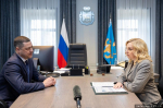 Михаил Ведерников и Ирина Белоконь. Фото: пресс-служба правительства Псковской области