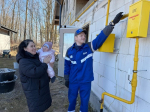В деревне Богданово Псковского района подключены к газу первые домовладения
