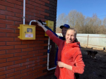 В деревне Богданово Псковского района подключены к газу первые домовладения