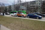Тройное ДТП произошло на улице Коммунальной в Пскове