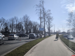 ДТП произошло на площади Героев-Десантников в Пскове