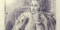Предпол. А. Б. Заславский. Часы вдохновения (1948). Из фондов музея-заповедника «Михайловское» - InformPskov.Ru