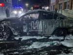 Четыре автомобиля горели ночью в Пскове
