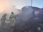 Жилой дом горел в пушкиногорской деревне Горелик