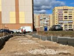 Участок территории Запсковья благоустраивают в Пскове по нацпроекту