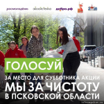 ​Движение «Экосистема» и Росмолодёжь предлагают псковичам выбрать локацию для субботника