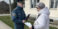 Проведен профилактический  рейд   на территории Куньинского района - МЧС Псковской области