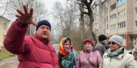 Встреча с жителями округа № 5. Фото из телеграм-канала Бориса Елкина - InformPskov.Ru