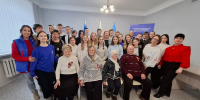 Новоржевские школьники встретились с бывшими узниками концлагерей. Фото здесь и далее: администрация Новоржевского муниципального округа - InformPskov.Ru