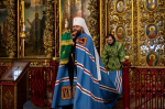 Митрополит Матфей совершил божественную литургию в празднование входа Господня в Иерусалим