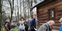 Субботник возле церкви Великомученицы Варвары состоялся в Пскове - Pln-Pskov.Ru