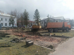 Ход работ по благоустройству