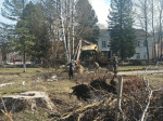 Ход работ по благоустройству