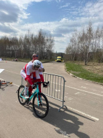 Пскович Дмитрий Ющенко стал победителем чемпионата Москвы по велоспорту