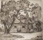 Валентина Данилова. Михайловское. Домик няни (1987). Из фондов Пушкинского заповедника