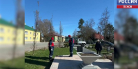 В Печорах обновили подсветку стелы Героям Великой Отечественной войны - ГТРК Псков