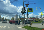 ДТП на перекрестке затрудняет движение на Завеличье