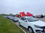 Автопробег к Дню Победы проходит по улицам Пскова