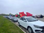 Автопробег к Дню Победы проходит по улицам Пскова