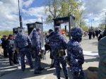 Псковские росгвардейцы обеспечили безопасность во время празднования Дня Победы
