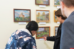 Выставку «Живописные образы культурных ландшафтов» открыли в «Михайловском»