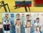 Псковичи выиграли медали этапа Детской лиги по фехтованию в Бресте