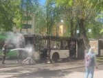 Названа предварительная причина возгорания автобуса в Пскове