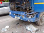 Пассажирский автобус, КамАЗ и три легковых автомобиля столкнулись на Запсковье
