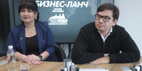 Дмитрий Мельников и Галия Акчурина. Фото: ПАИ - InformPskov.Ru
