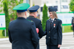 Псковские пограничники принимают поздравления с профессиональным праздником