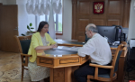 Председатель арбитражного суда и псковский омбудсмен обсудили защиту экономических прав жителей региона