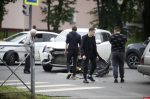 Два «японца» столкнулись на перекрестке улиц Розы Люксембург и Петровской в Пскове