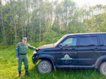 В Псковской области дружинник помог найти заблудившуюся в лесу пенсионерку