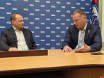 Антон Мороз обсудил депутатскую работу с Юрием Бурлиным